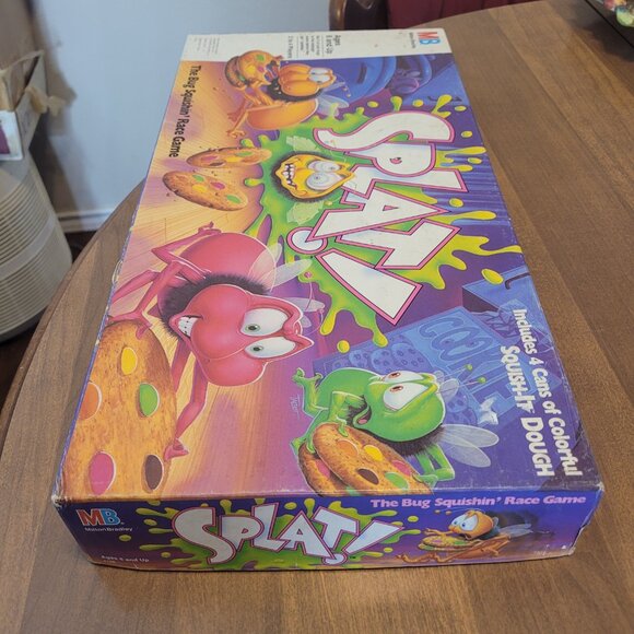 Vintage SPLAT! 1990 Milton Bradley Board Game No Dice Without Dough - Picture 3 of 9